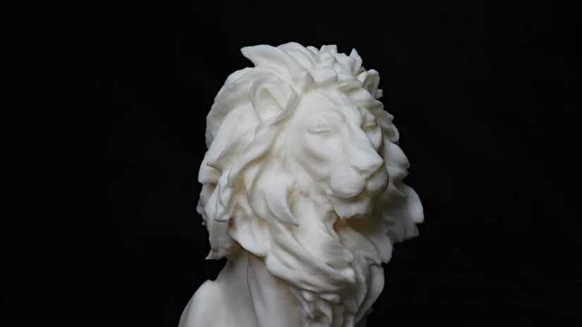 FLSUN推出超快速且经济高效的3D打印机... 107 狮子——3D打印的一个例子