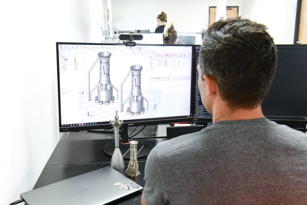 增材制造软件促进太空探索 4 改用 3dxpert 后,agile space industries 发现从预组装到车辆发射的总时间缩短了 60-70%。 照片:奥克顿。
