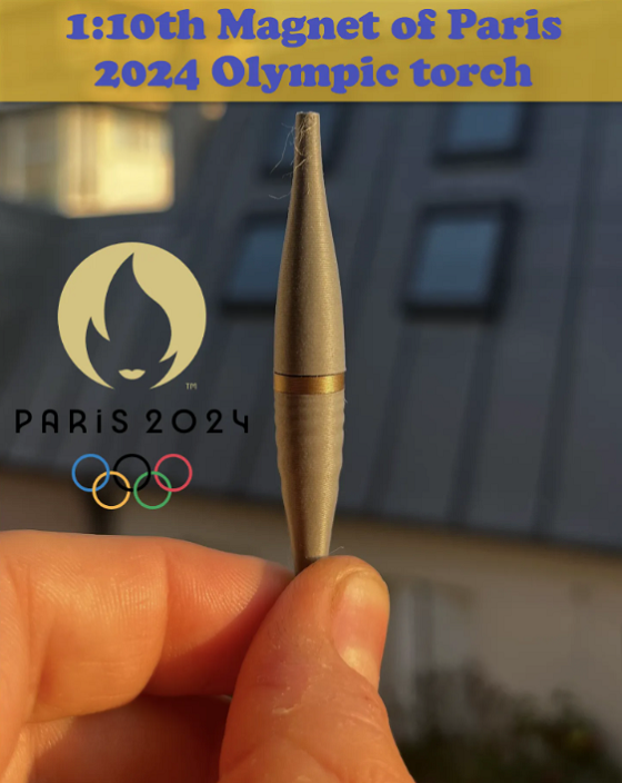 Torch magnet 3d 打印 2024 年夏季奥运会房屋 - 3d打印行业资讯网