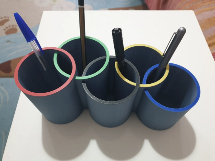Olympic pen holder 3d 打印 2024 年夏季奥运会房屋 - 3d打印行业资讯网