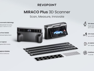 Revopoint miraco plus 3d 扫描仪在一台设备中提供精确、创新和速度。图片来自 revopoint。