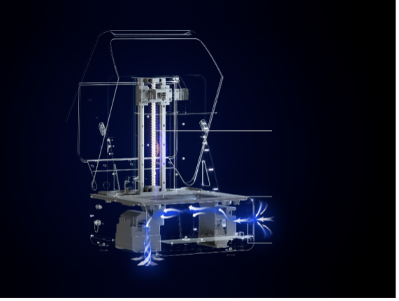 The internal structure of the heygears ultracraft refle rs is designed for reliable precision matche 精确、速度和简单：ultracraft reflex rs 就在这里 - 3d打印行业资讯网