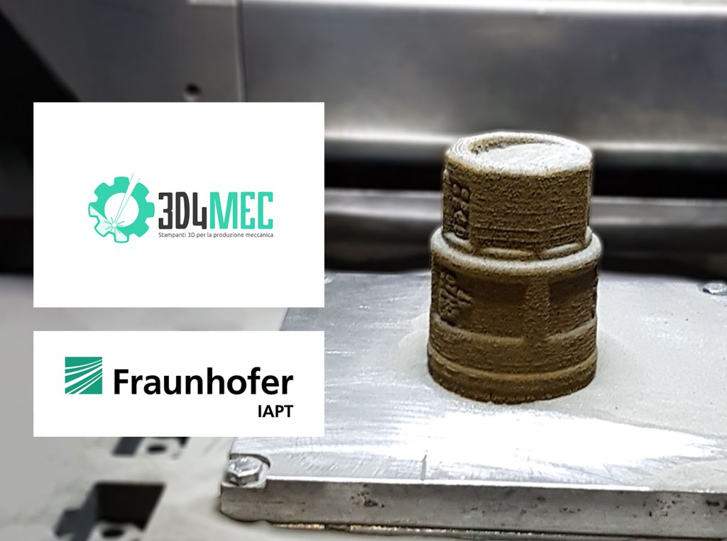 黄铜 3d 打印:3d4mec 和 fraunhofer iapt 将开发一种新的... 3 带有 3d 打印黄铜部件的 3d4mec 和 fraunhofer iapt 徽标。图片来自 3d4mec。