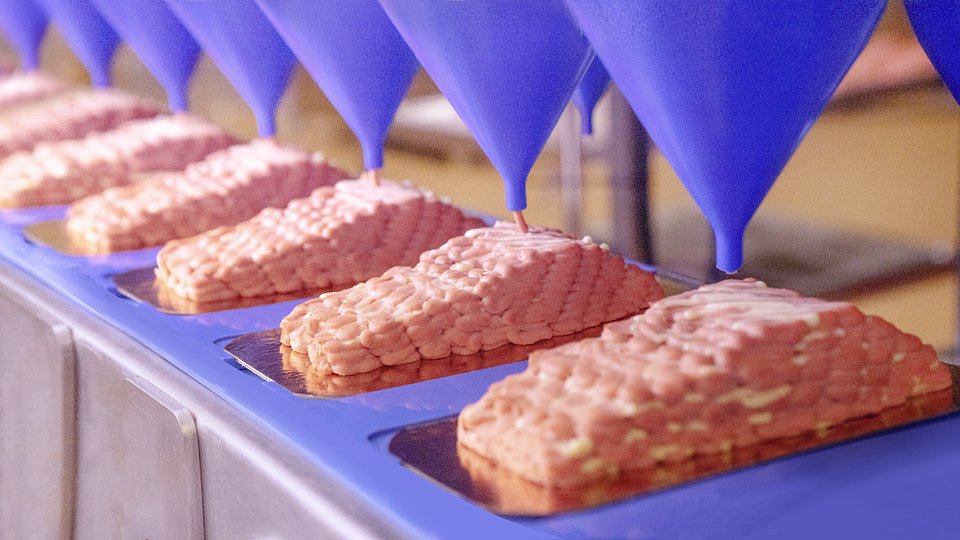 “世界上最大”的 3D 食品打印工厂将每月生产 60 吨人造鱼片 - 3D打印行业资讯网 1 Revo foods 3d 结构化技术在温和的制造条件下结合了两种材料,创造出丰富的质地和新的功能。