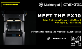 Markforged f10 tour 3d 打印网络研讨会和活动回顾：2024 年 11 月 24 日 - 3d打印行业资讯网