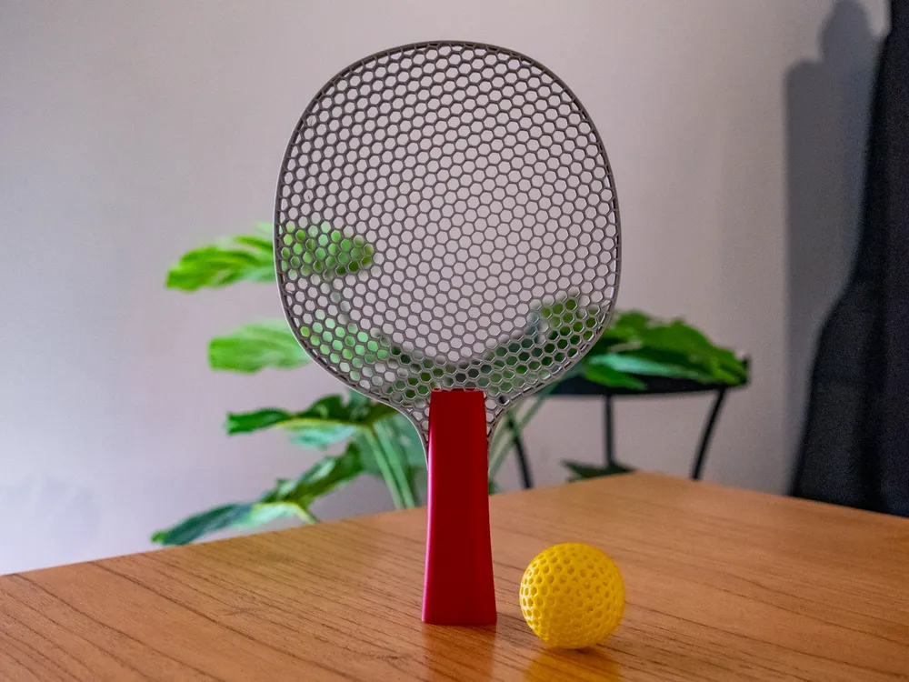 Bambu lab 即将推出 tpu 长丝,以克服柔性 3d... 4 静音无气乒乓球拍,可定制。照片来自 filete3d。