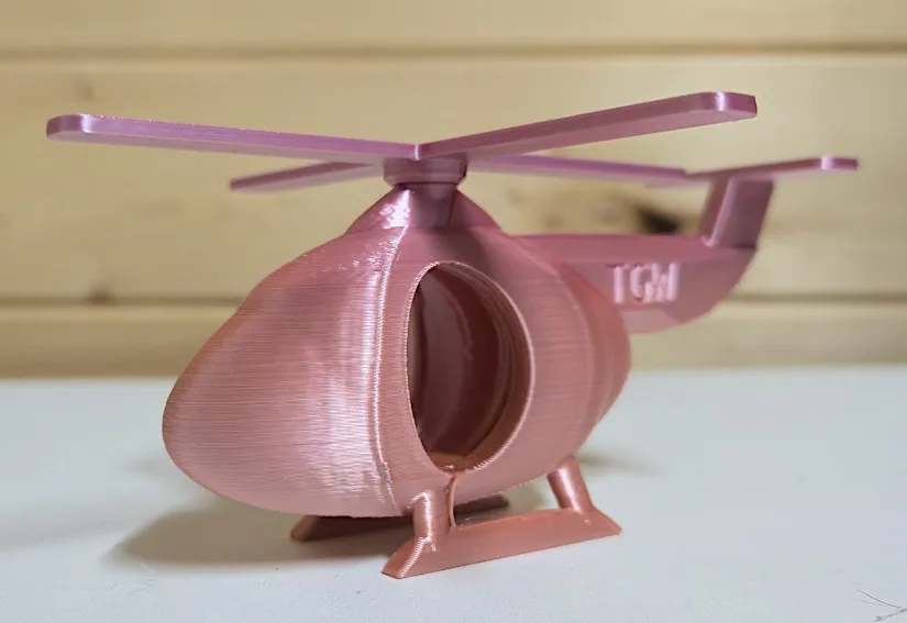 3d丝印pla直升机玩具
