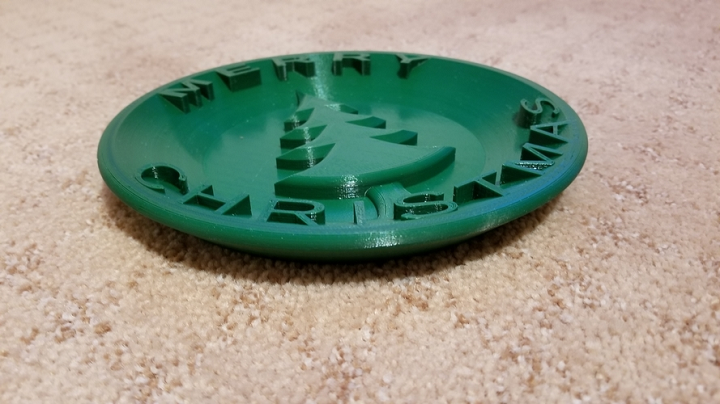 Christmas tree dish 用 3D 打印一个小圣诞节 - 3D打印行业资讯网