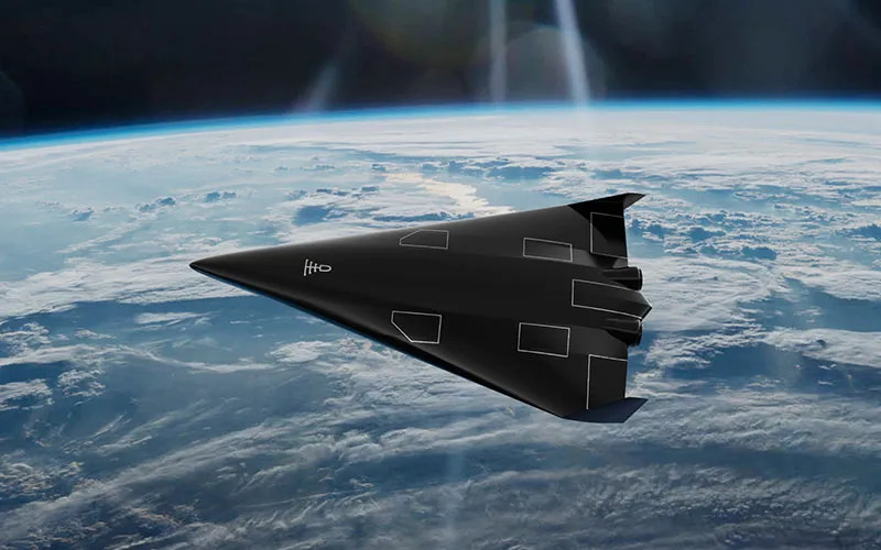 3D 打印 Aerospike 发动机在 MIRA II 航天飞机上进行测试 1 带有空气动力发动机的未来 POLARIS Spaceplanes 航天器的数字渲染。图片来自 POLARIS 太空飞机。