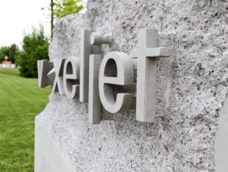 在 Voxeljet 总部注册。照片来自 voxeljet