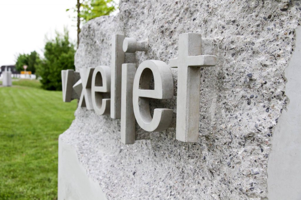 在 Voxeljet 总部注册。照片来自 voxeljet