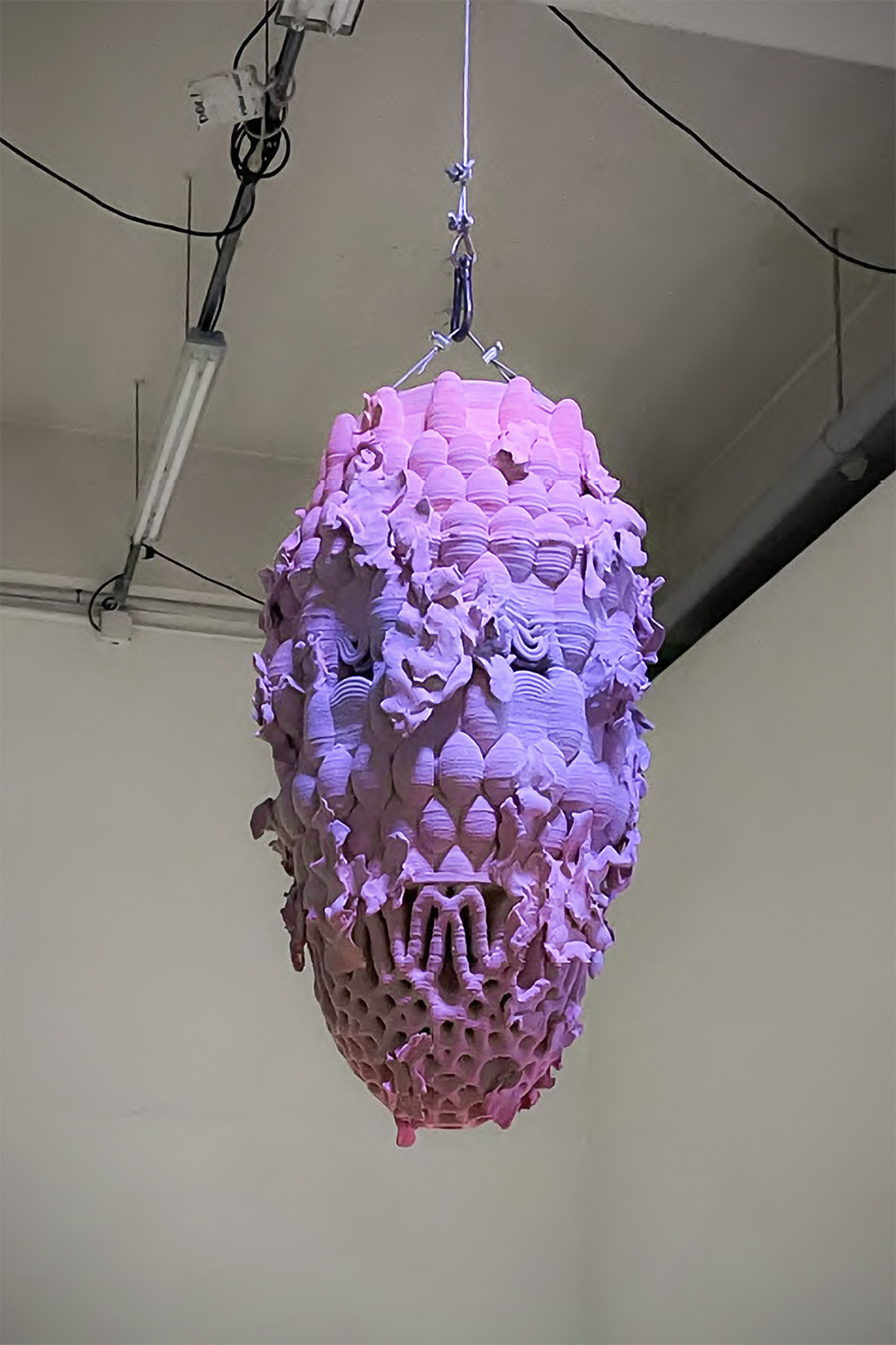 昆虫之家的3D打印陶瓷雕塑 41 3D打印的陶瓷灯拉斐尔·埃米尼(Raphael Emine)