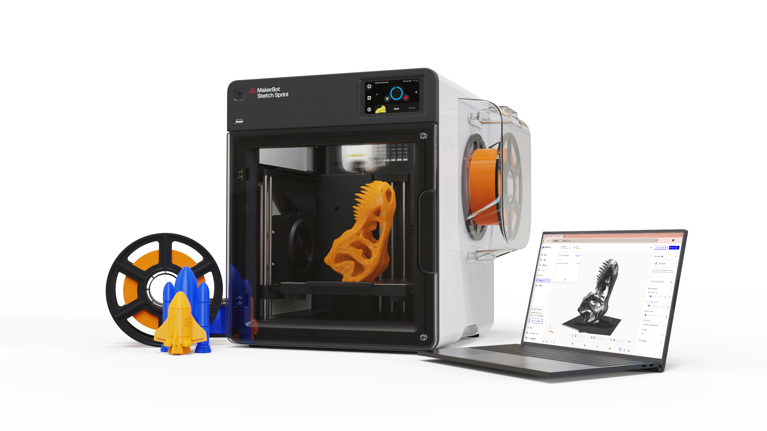 UltiMaker MakerBot Sketch Sprint hero Makerbot为学生提供3D打印的优势-3D打印行业资讯网