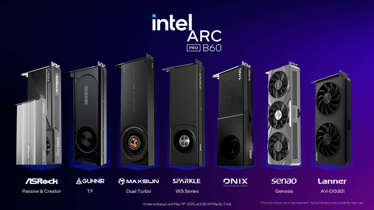 Intel Arc Pro B50和B60 Pro GRPUS发布 3 ARC Pro B50
